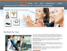 Tablet Screenshot of health-life-autoinsuranceprotection.com